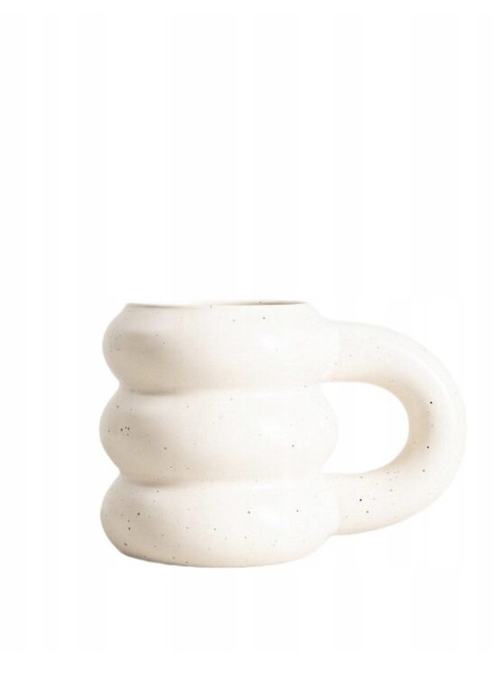 Кружка BUBBLY кремовая в крапинку 0,35 л